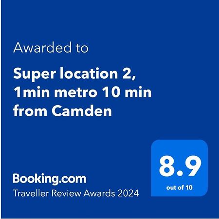 Super Location 2, 1Min Metro 10 Min From Camden Apartment Londra Exterior foto