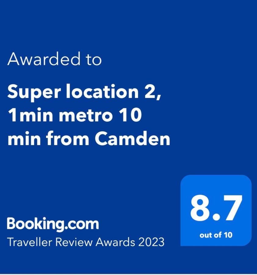 Super Location 2, 1Min Metro 10 Min From Camden Apartment Londra Exterior foto